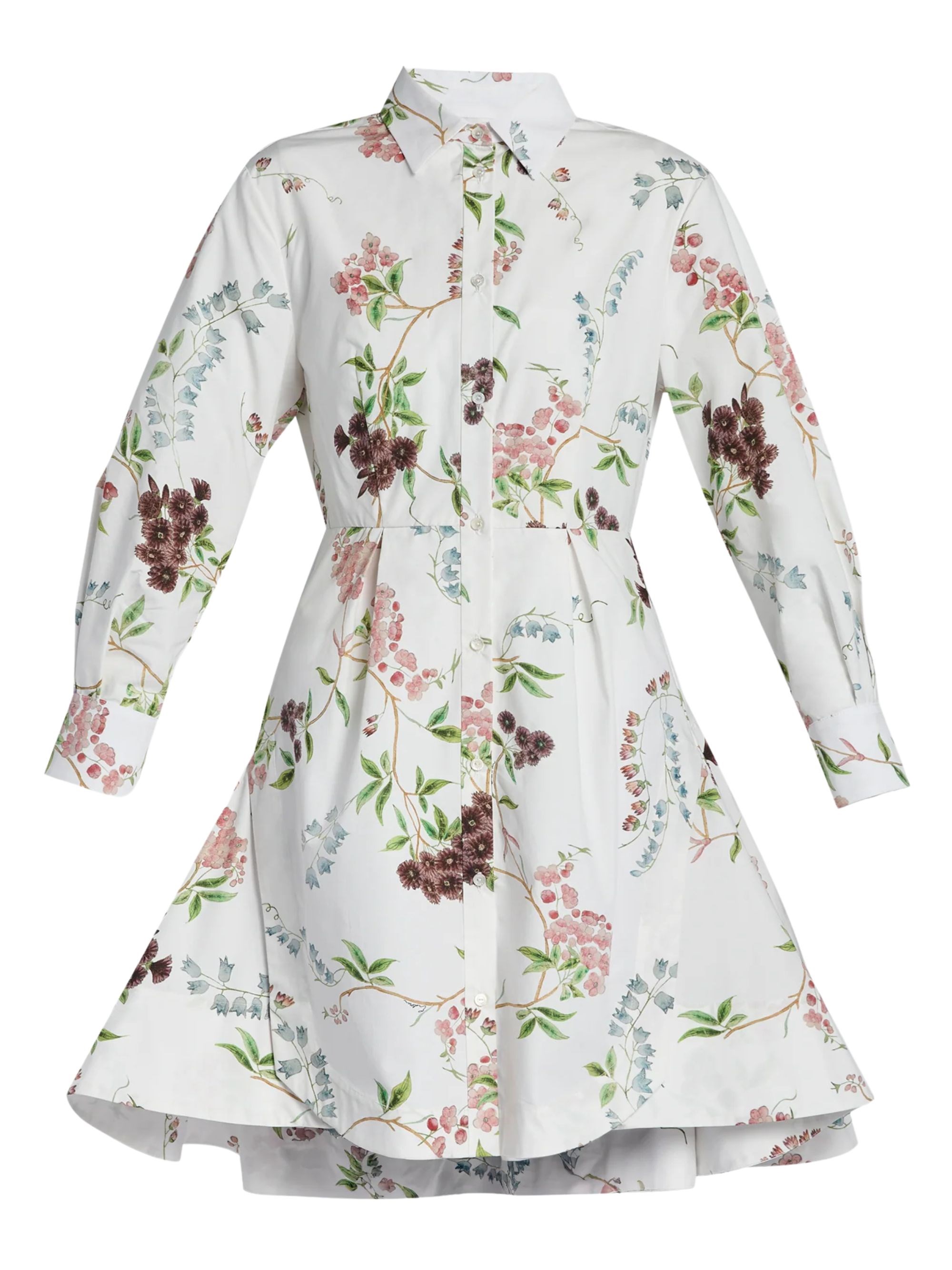 Erdem Floral Print Mini Dress