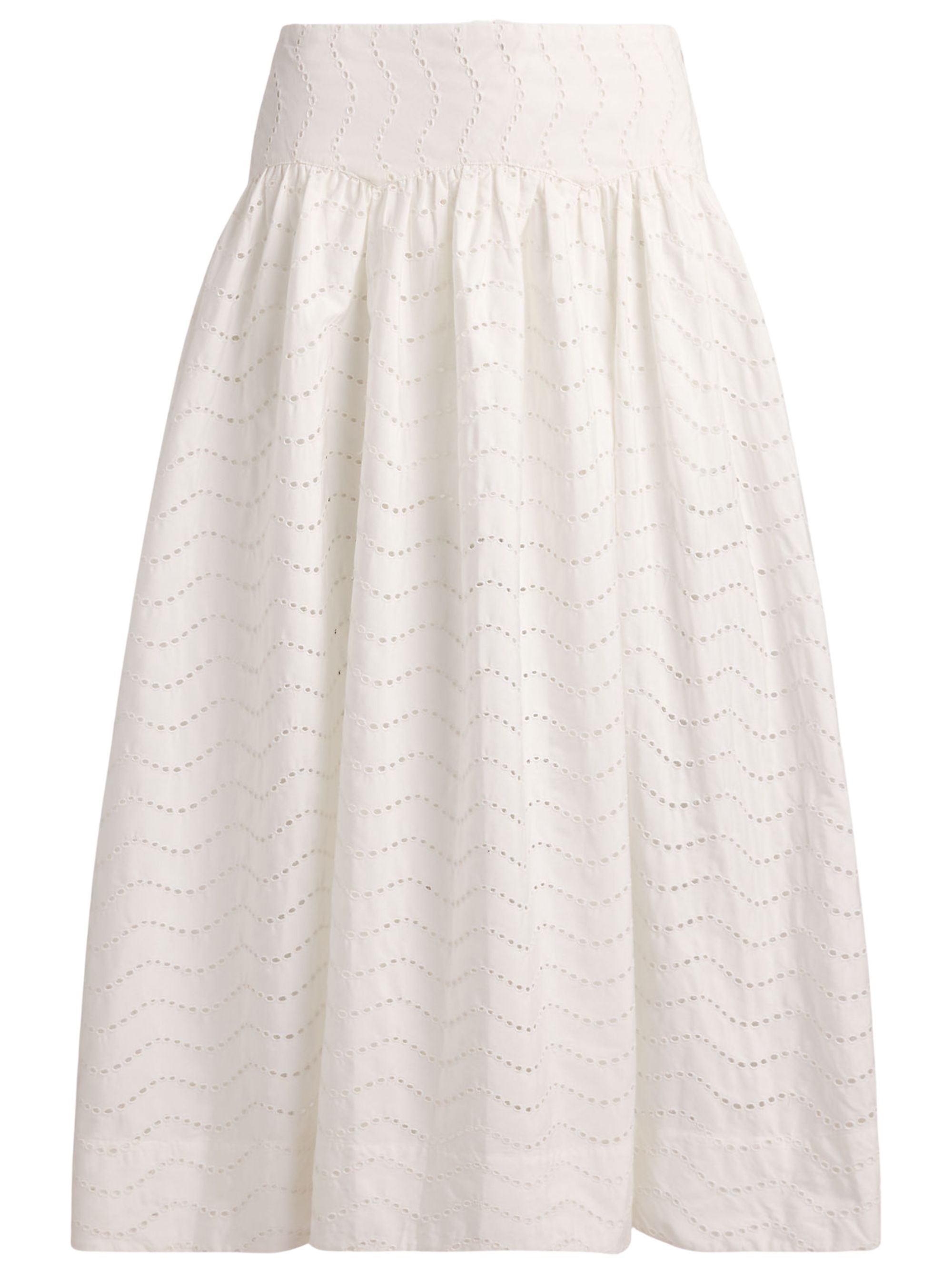 Polo Ralph Lauren Midi Skirt In White