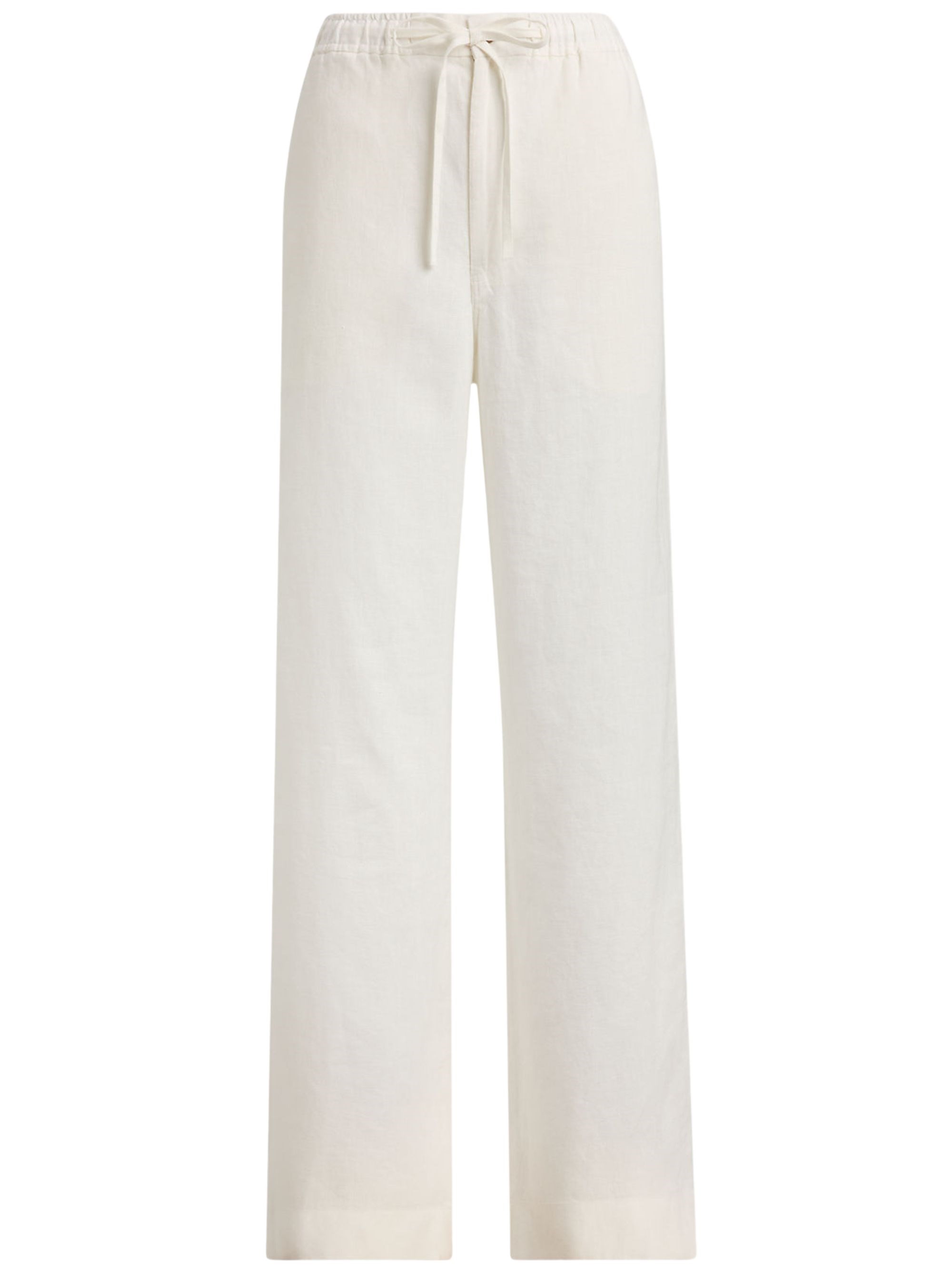 Polo Ralph Lauren Linen Trousers In White