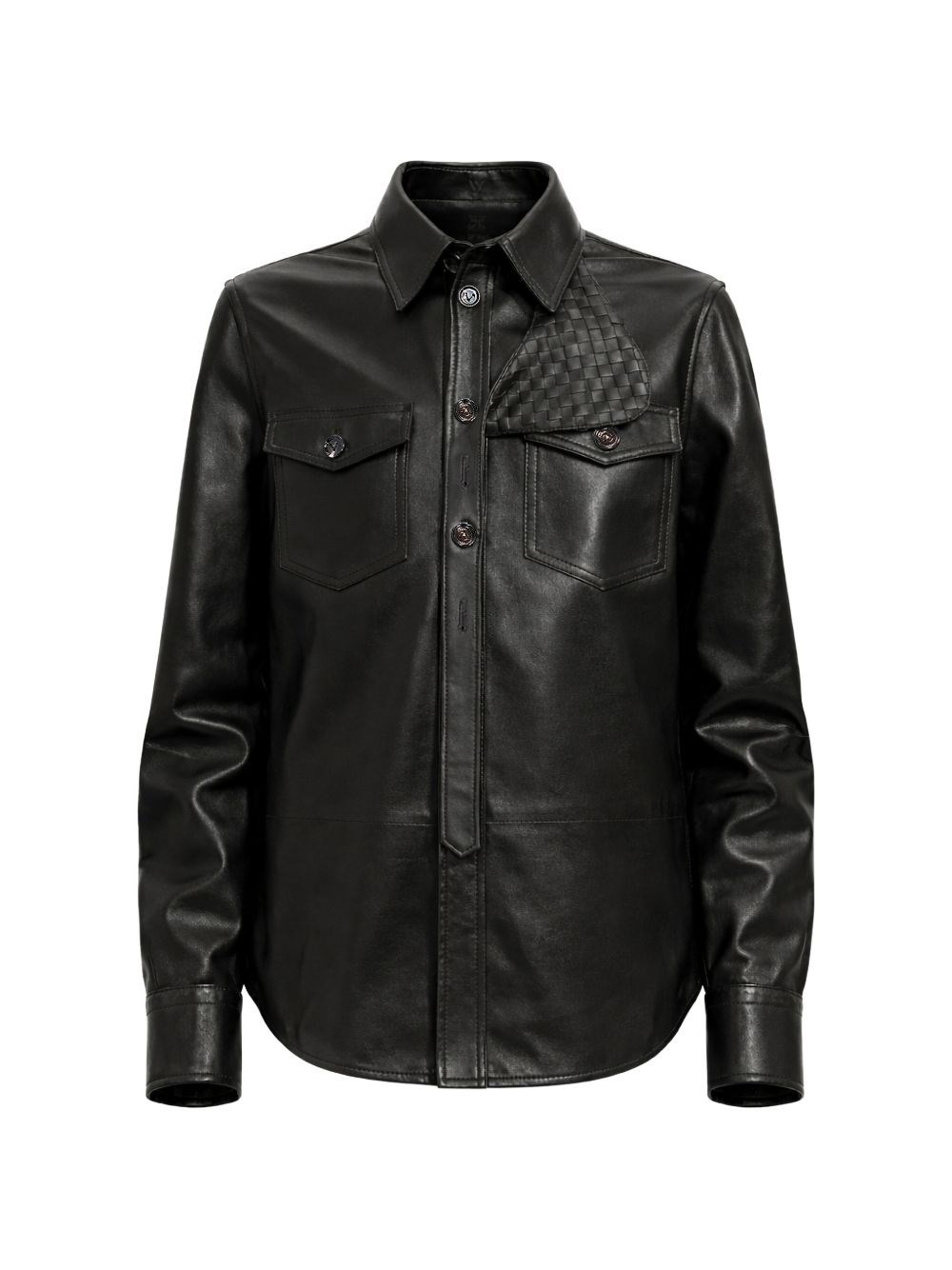 Bottega Veneta Leather Shirt
