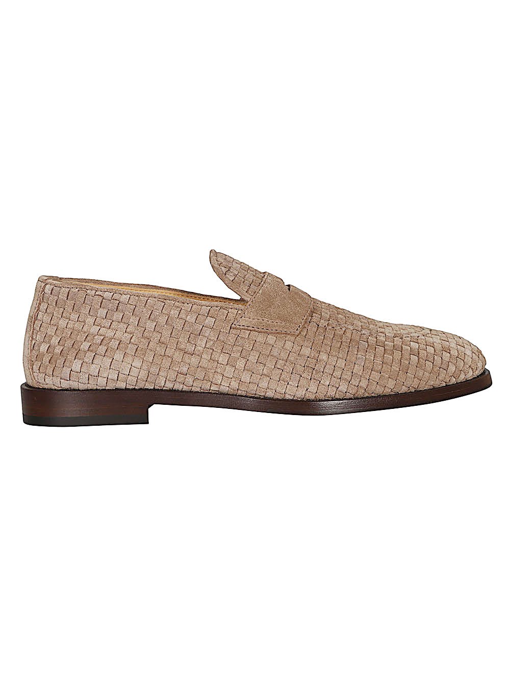 Brunello Cucinelli Suede Leather Loafers