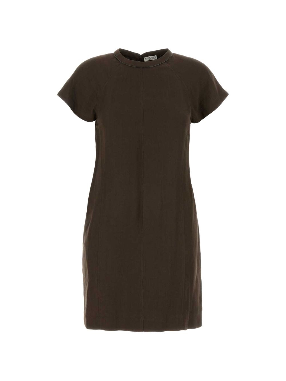 Brunello Cucinelli Linen Blend T-Shirt Dress