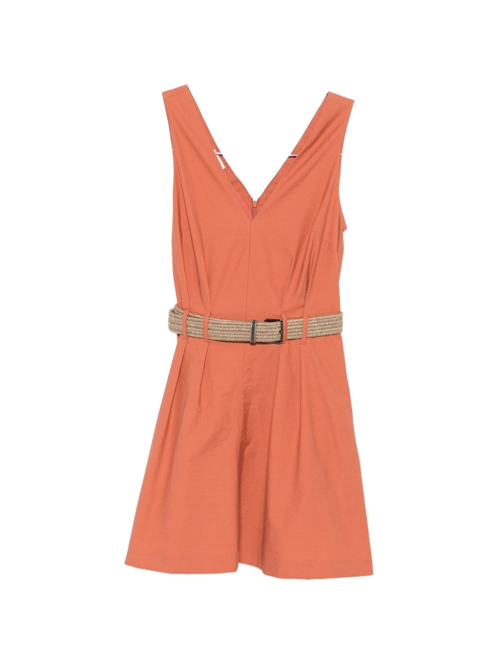 Brunello Cucinelli Cotton Belted Dress