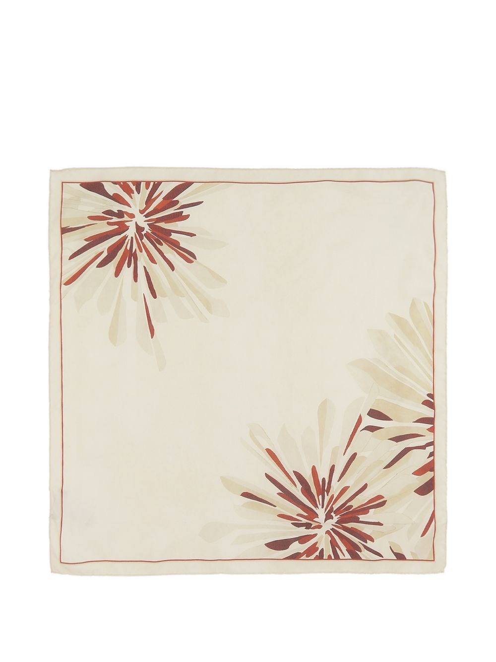 Brunello Cucinelli Printed Silk Foulard