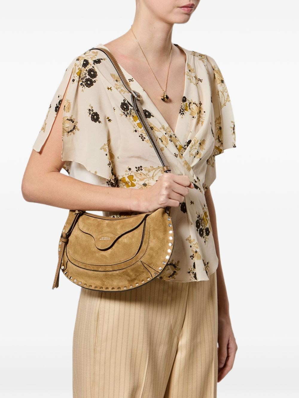 Isabel Marant Moon Pocket Leather Shoulder Bag