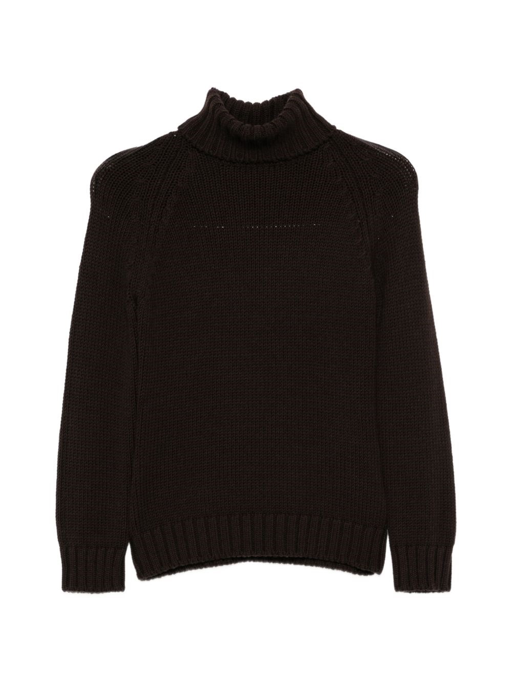 Base Wool Turtle-Neck Sweater
