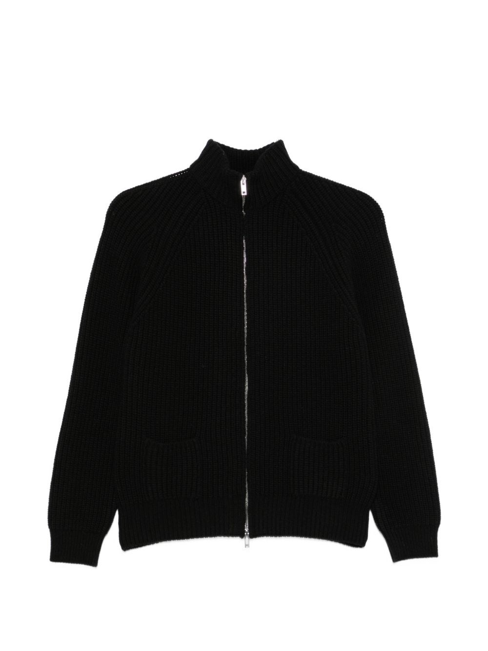 Base Wool Zipped Cardigan