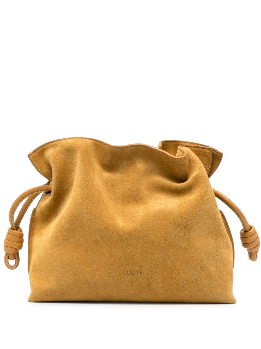 Loewe Flamenco Medium Nabuk Leather Clutch