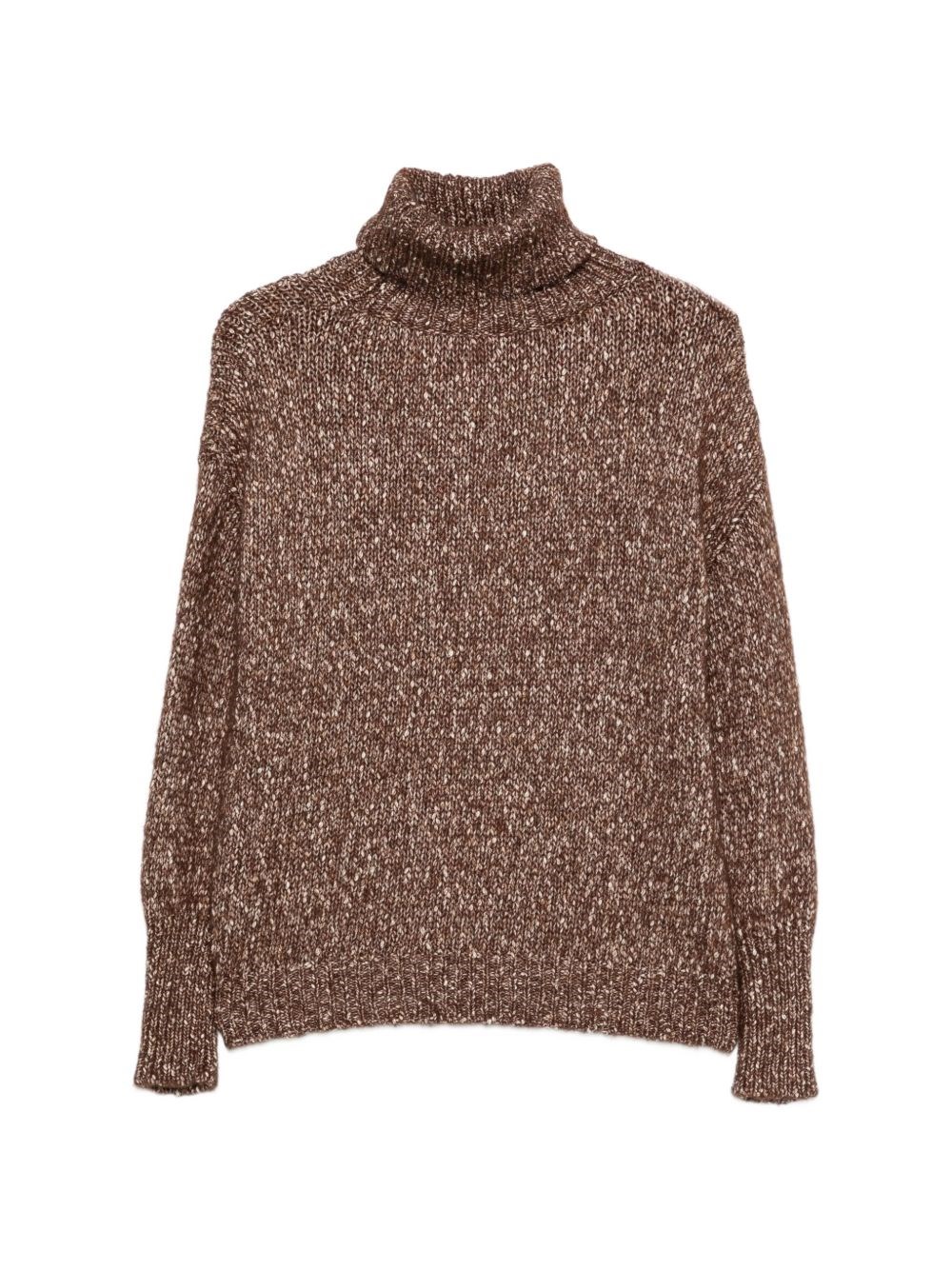 Base Cotton And Wool Turtle-Neck Sweater