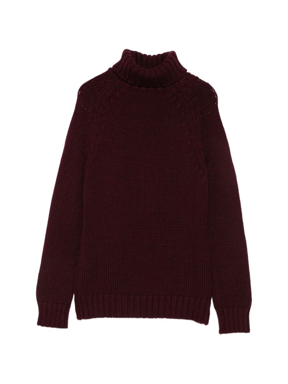Base Wool Turtle-Neck Sweater