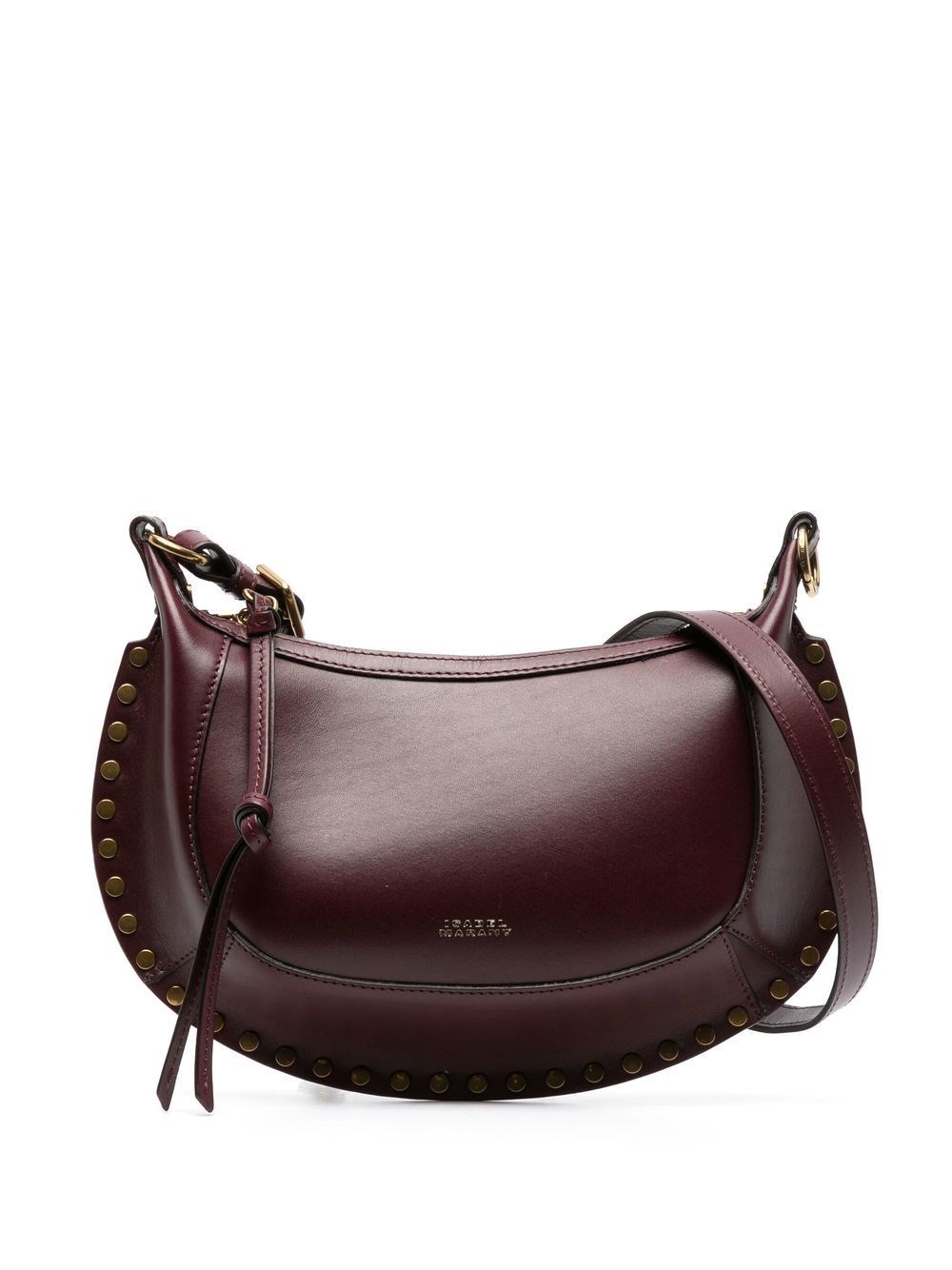 Isabel Marant Oskan Moon Leather Shoulder Bag