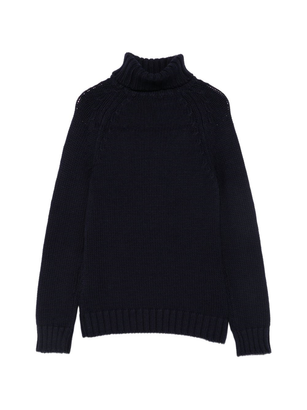 Base Wool Turtle-Neck Sweater