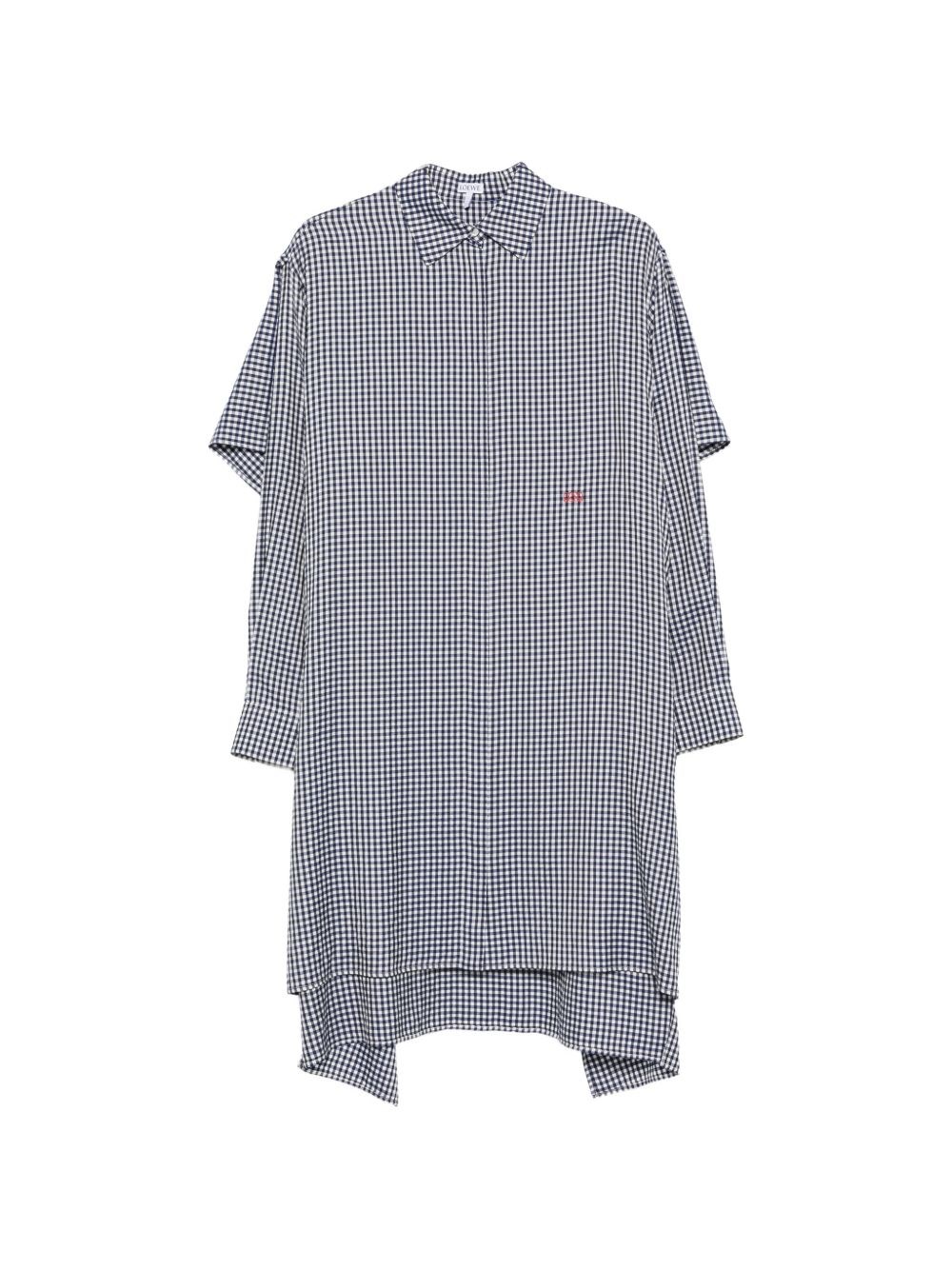 Loewe Silk Caped Dress