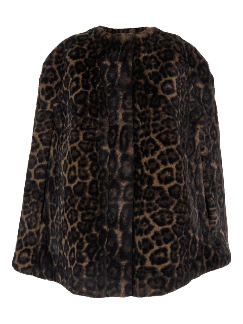 Apparis Sloane Leopard Cape In Multi