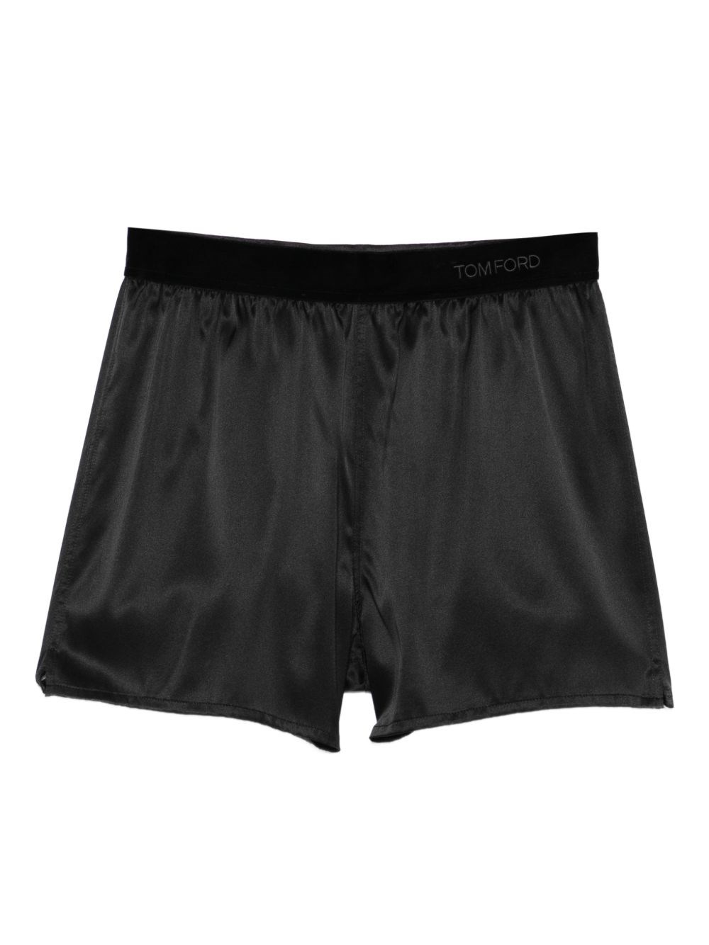 Tom Ford Silk Shorts — Black