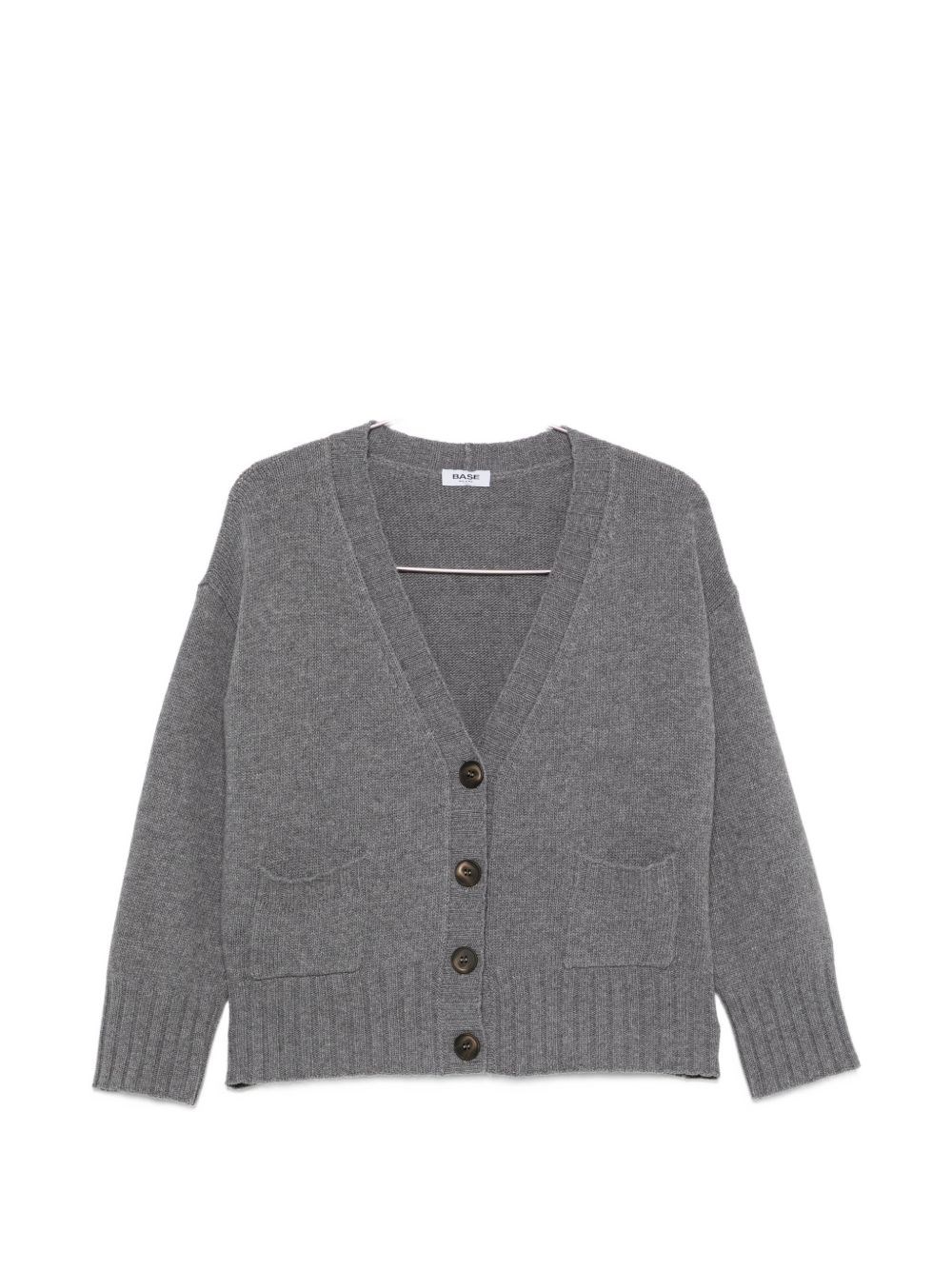 Base Wool V-Necked Cardigan