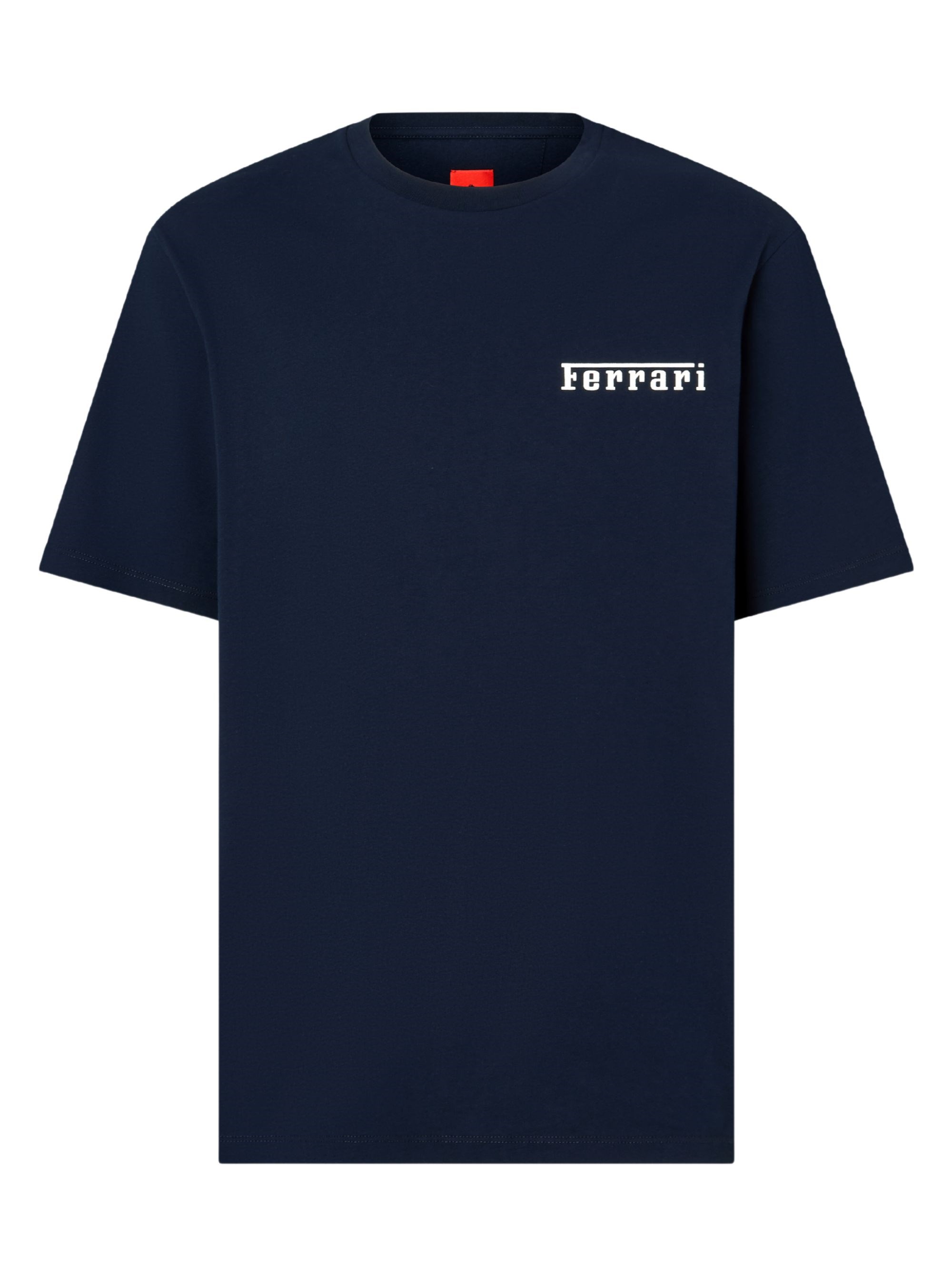 FERRARI Cotton T-Shirt With Logo