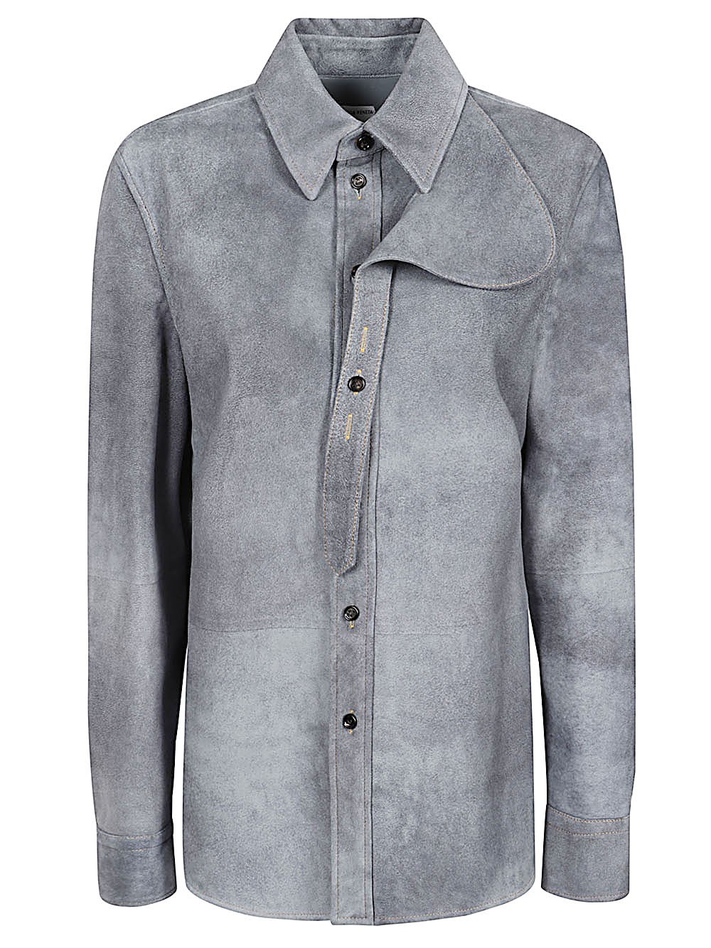 Bottega Veneta Suede Leather Shirt