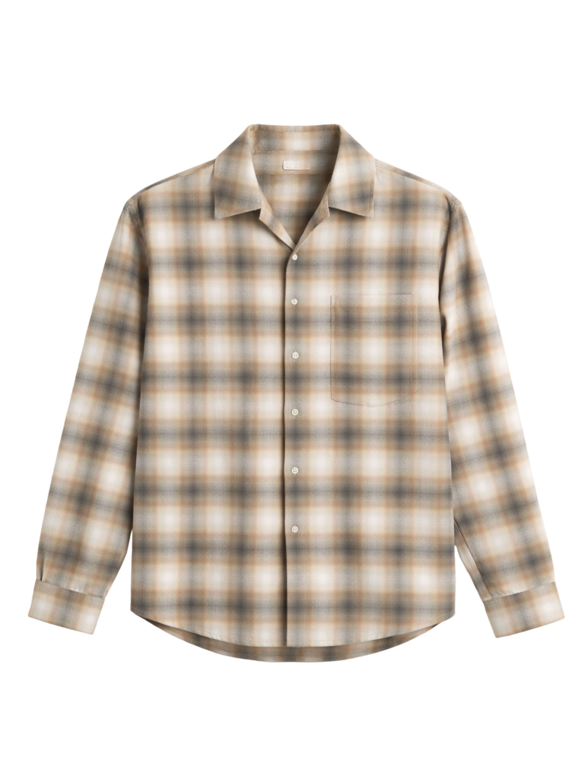 JW ANDERSON Shaded Checkered Shirt