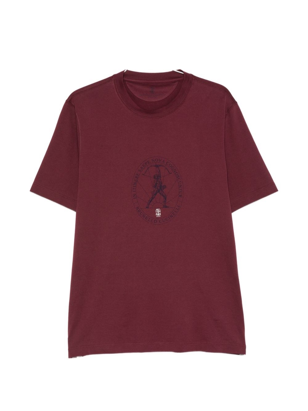Brunello Cucinelli Logo Cotton T-Shirt