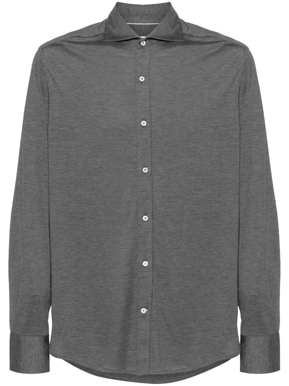 Brunello Cucinelli Silk And Cotton Blend Shirt