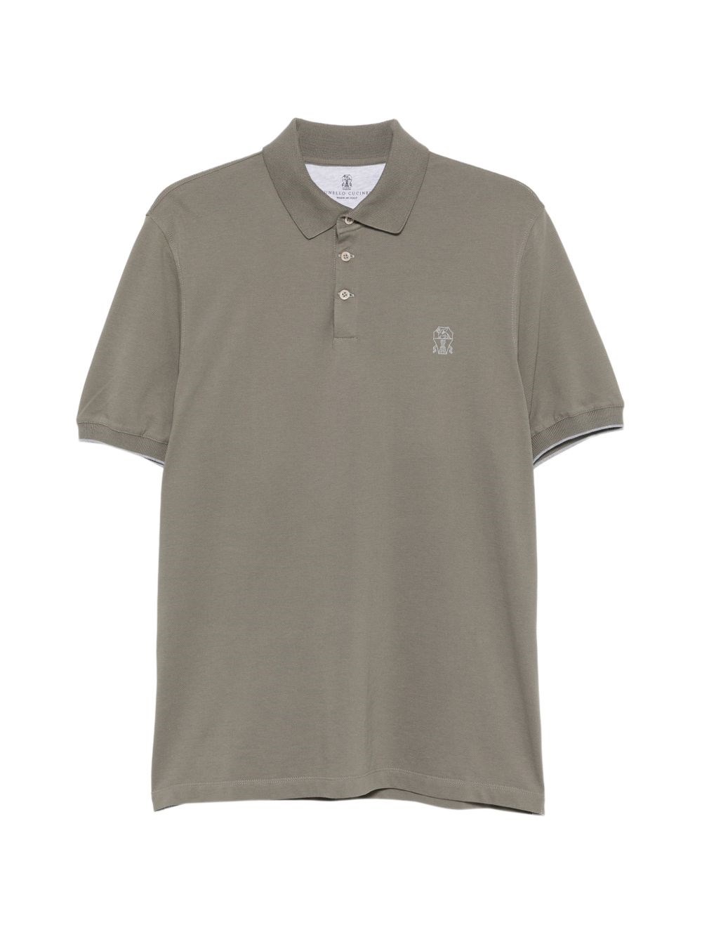 Brunello Cucinelli Logo Cotton Polo Shirt