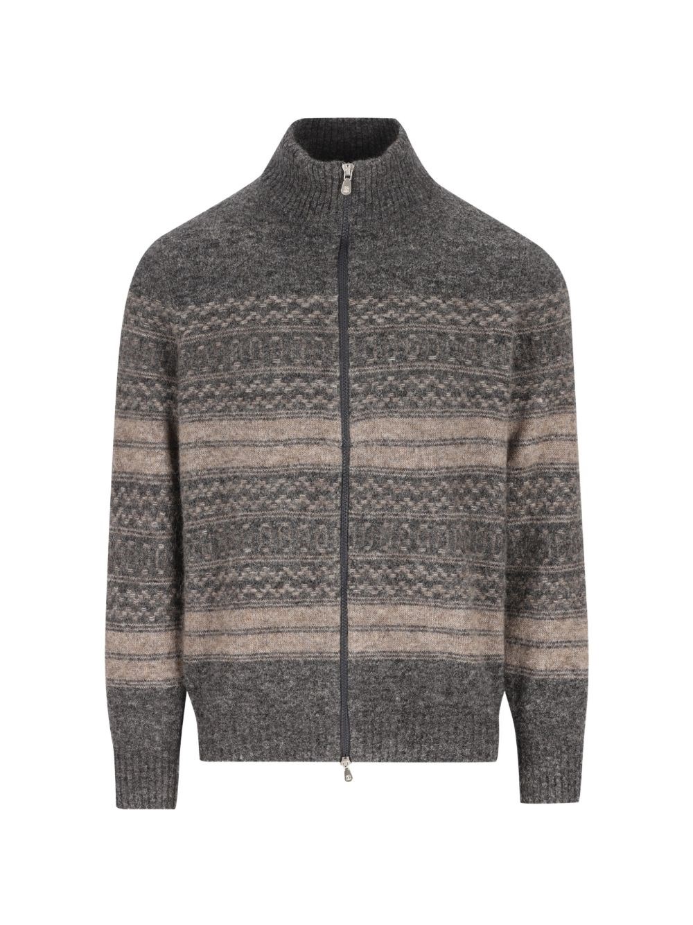 Brunello Cucinelli Wool Zipped Cardigan