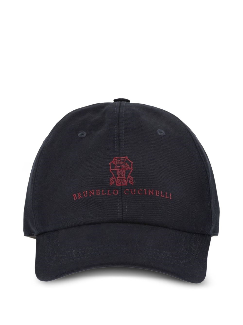 Brunello Cucinelli Logo Cotton Baseball Cap