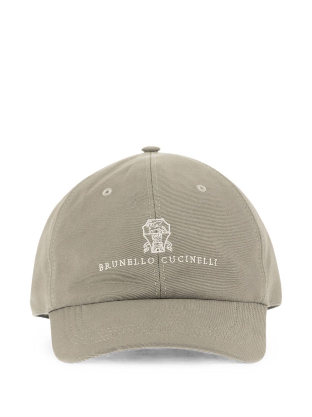 Brunello Cucinelli Logo Cotton Baseball Cap