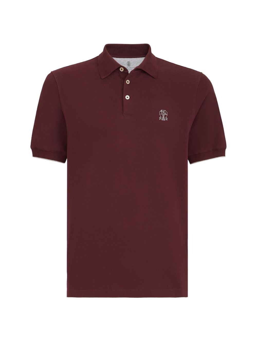 Brunello Cucinelli Logo Cotton Polo Shirt