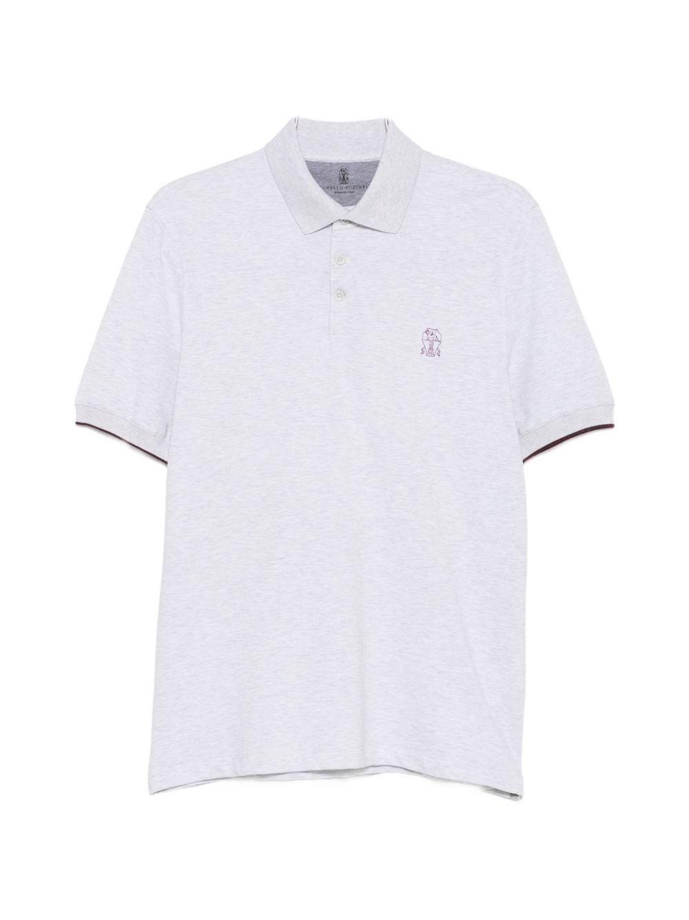 Brunello Cucinelli Logo Cotton Polo Shirt