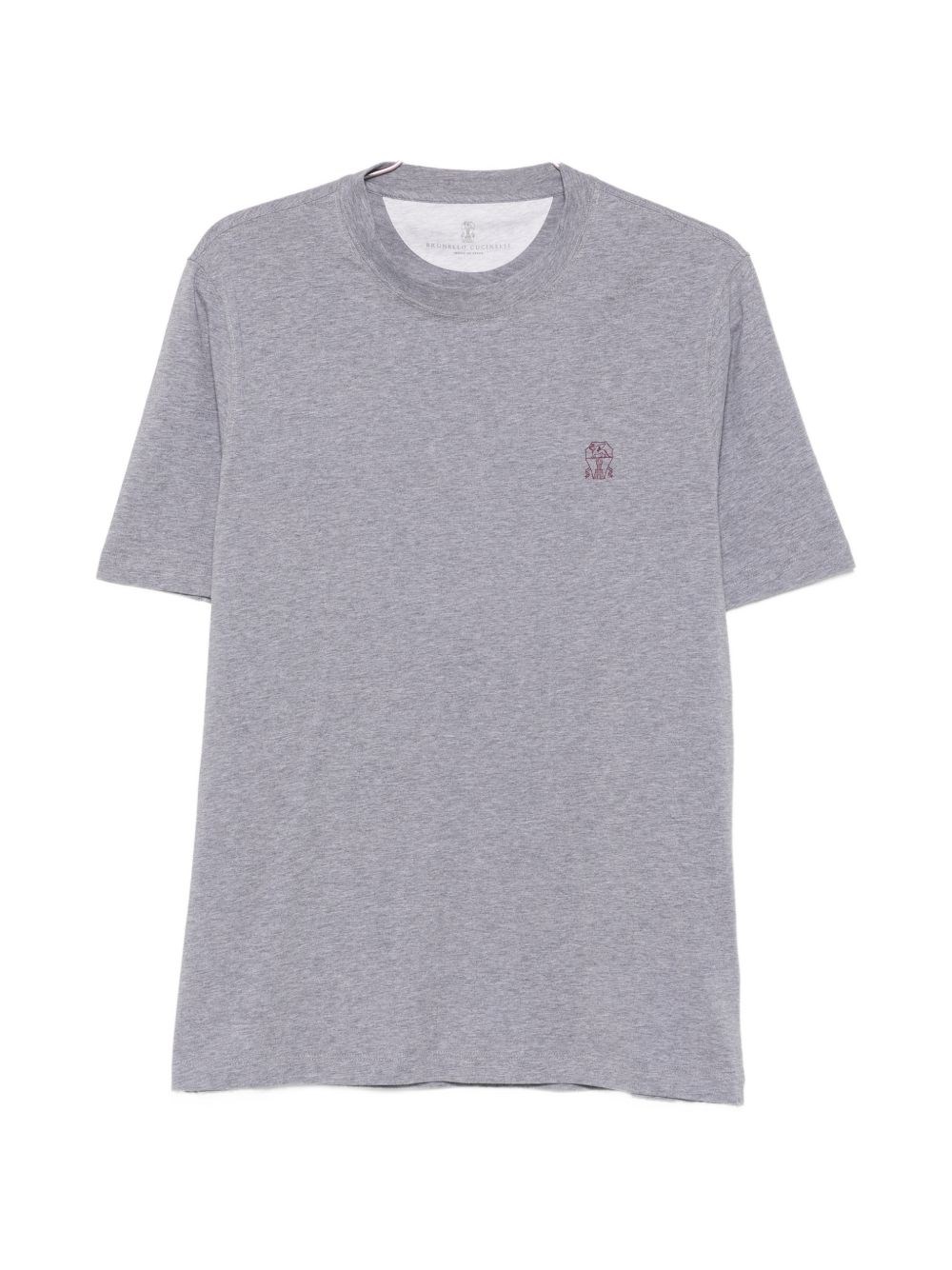 Brunello Cucinelli Logo Cotton T-Shirt