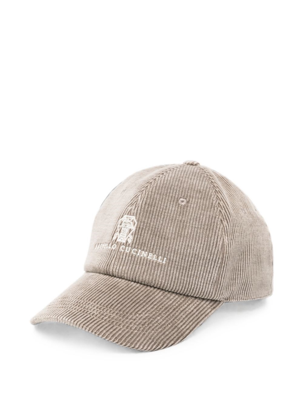 Brunello Cucinelli Logo Cotton Baseball Cap