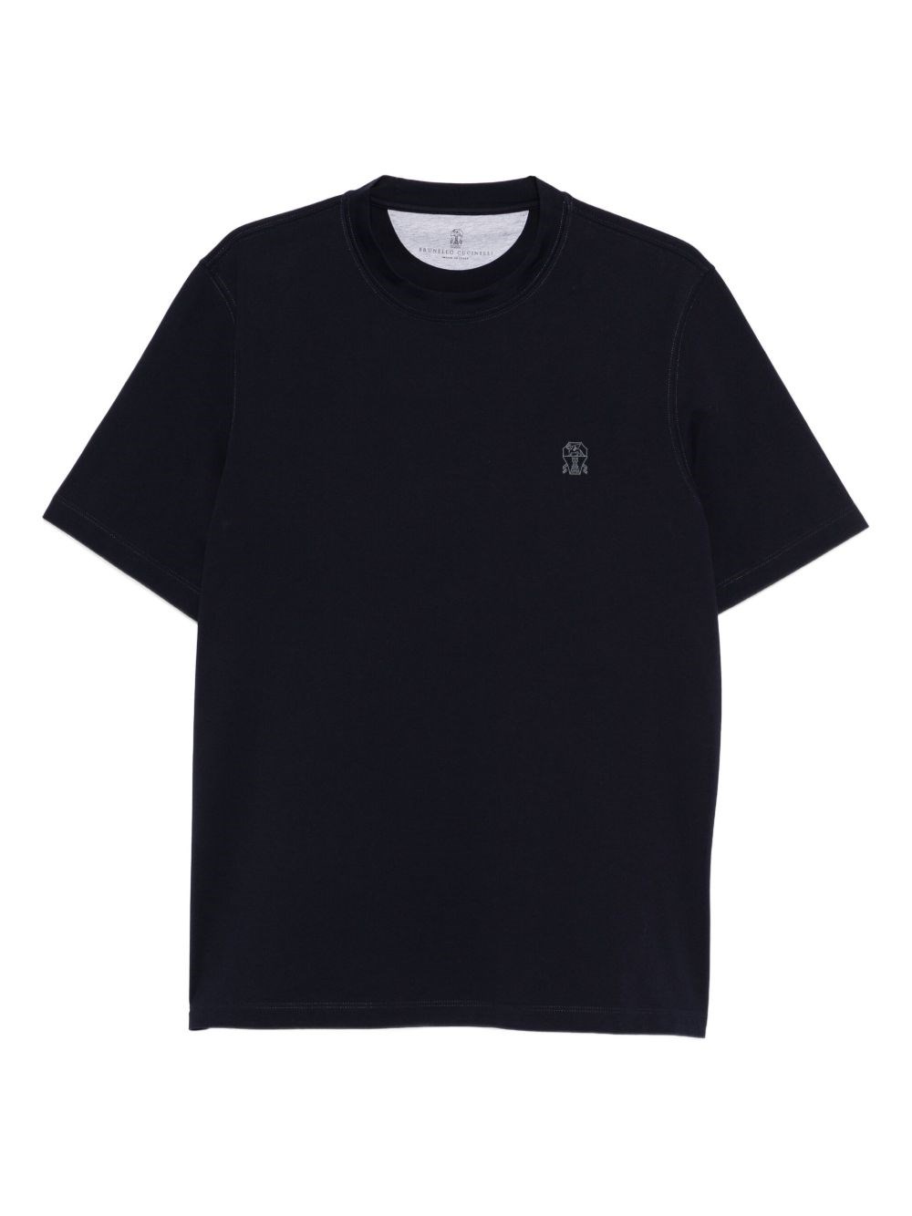 Brunello Cucinelli Logo Cotton T-Shirt