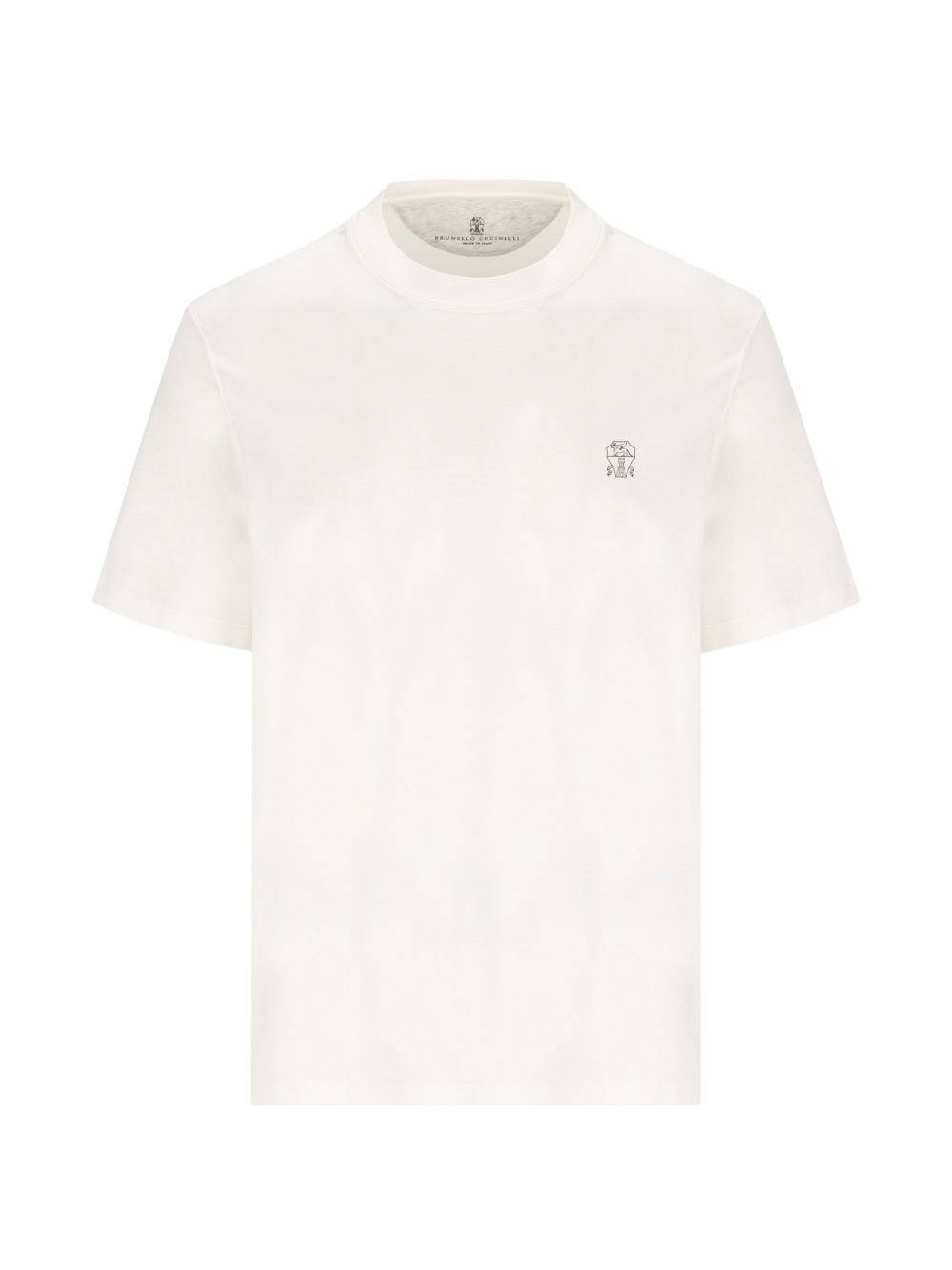 Brunello Cucinelli Logo Cotton T-Shirt