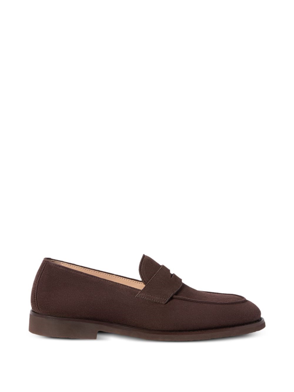 Brunello Cucinelli Suede Leather Loafers