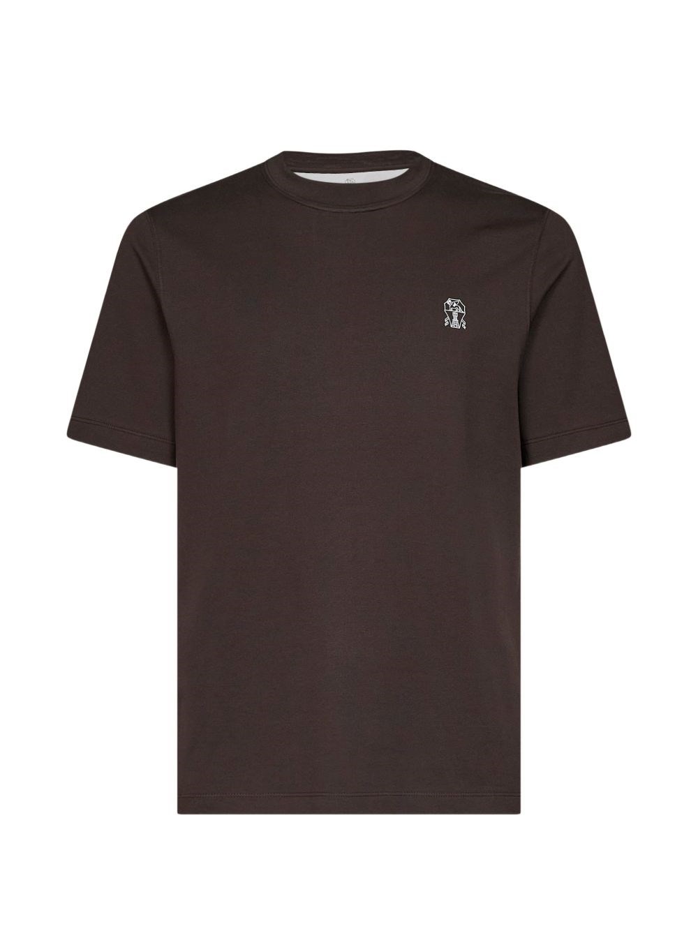 Brunello Cucinelli Logo Cotton T-Shirt