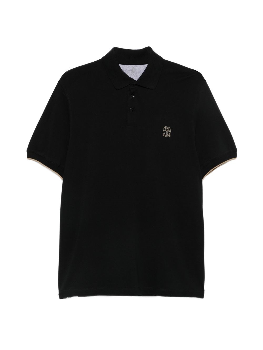 Brunello Cucinelli Logo Cotton Polo Shirt