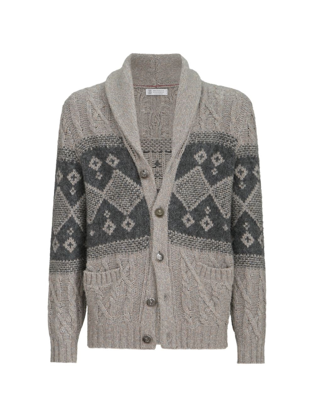 Brunello Cucinelli Wool And Silk Blend Cardigan