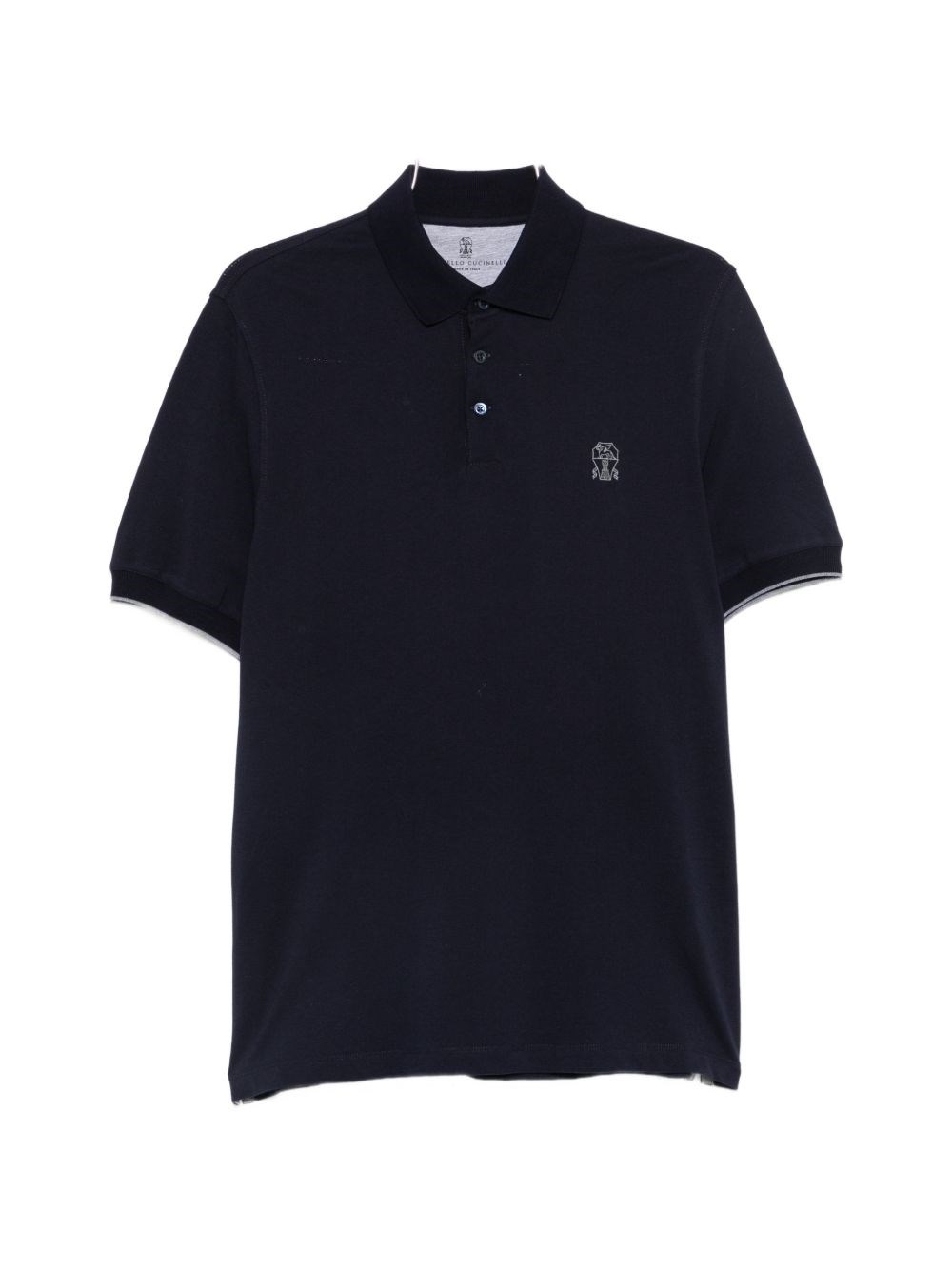 Brunello Cucinelli Logo Cotton Polo Shirt