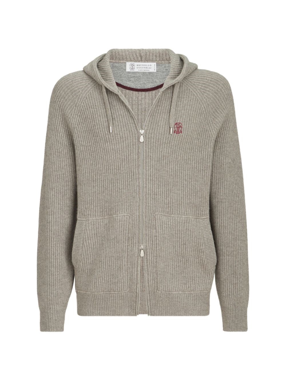 Brunello Cucinelli Logo Cashmere Hoodie