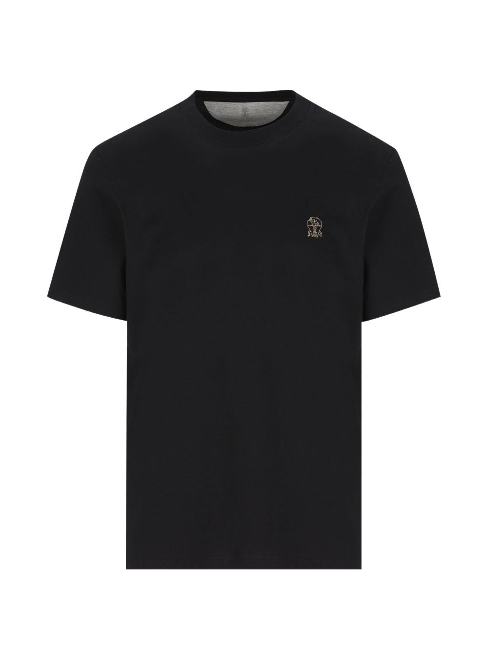 Brunello Cucinelli Logo Cotton T-Shirt