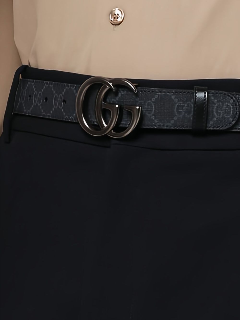 Gucci Gg Marmont Leather Belt