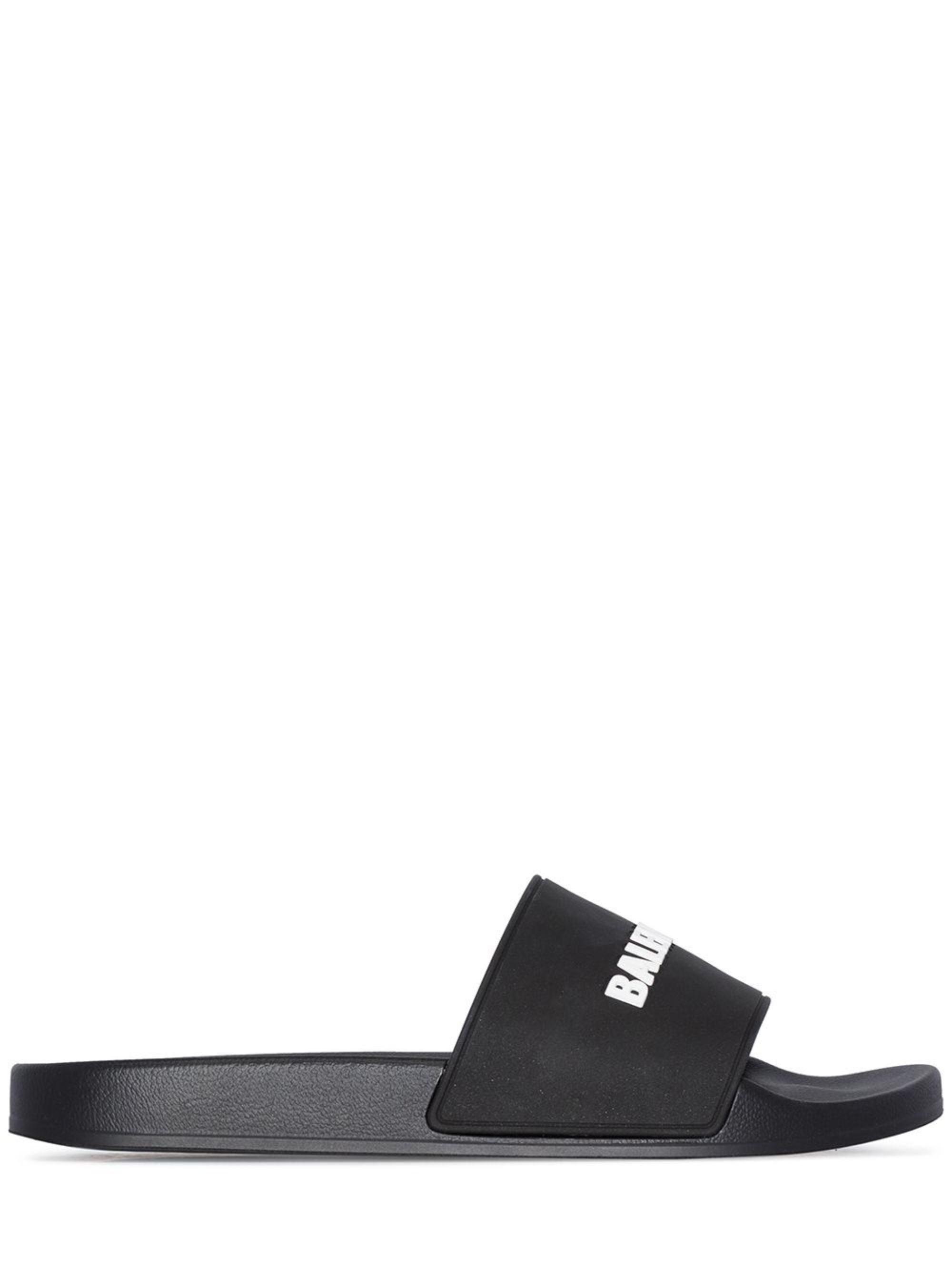 Balenciaga Pool Slide Bal Logo