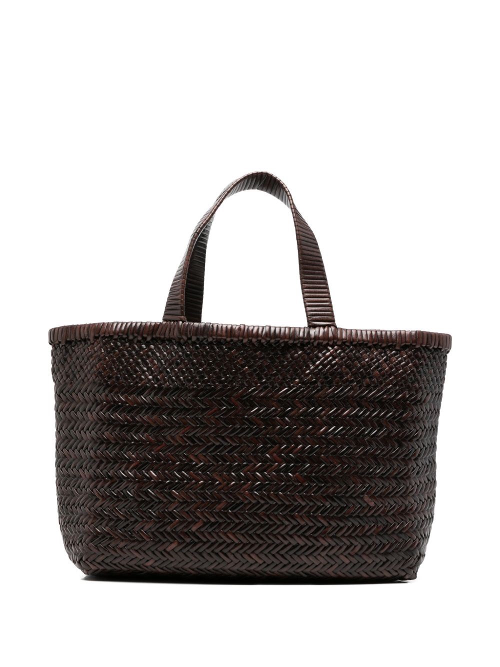 MANEBI Medium Leather Tote Bag