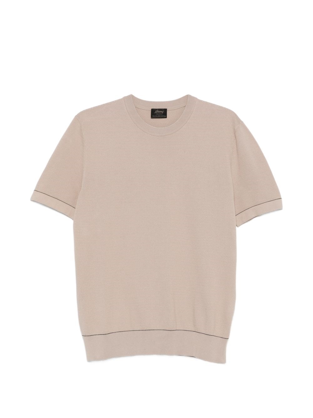 BRIONI Piquet Cotton T-Shirt