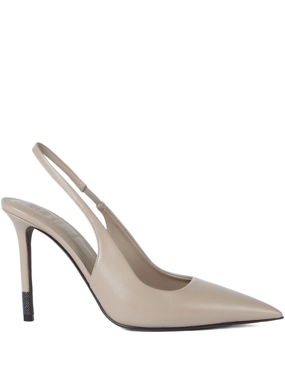 Brunello Cucinelli Leather Slingback Pumps