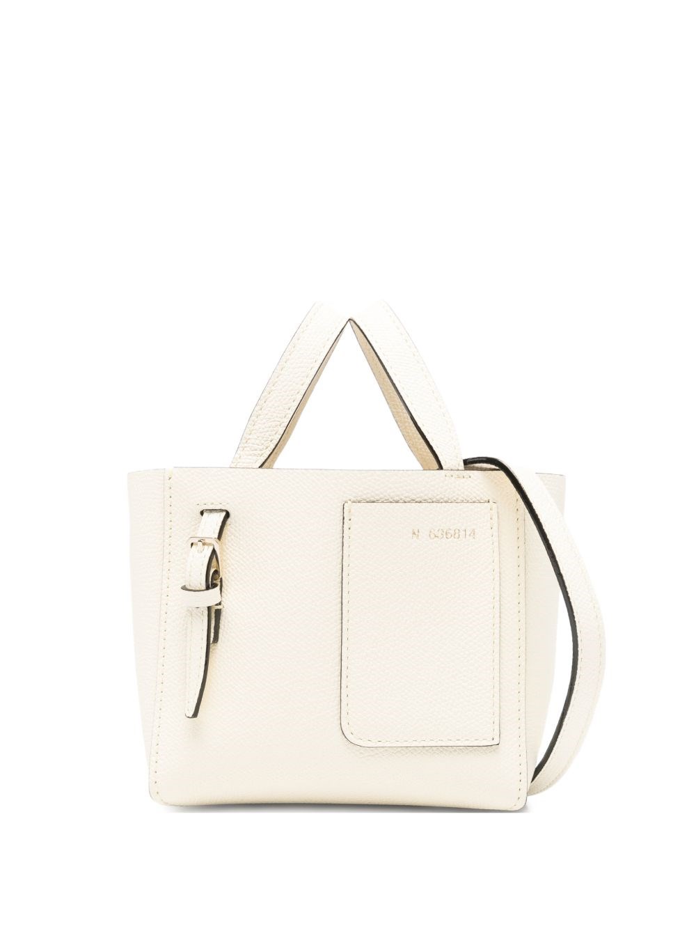 Valextra Nano Leather Bucket Bag
