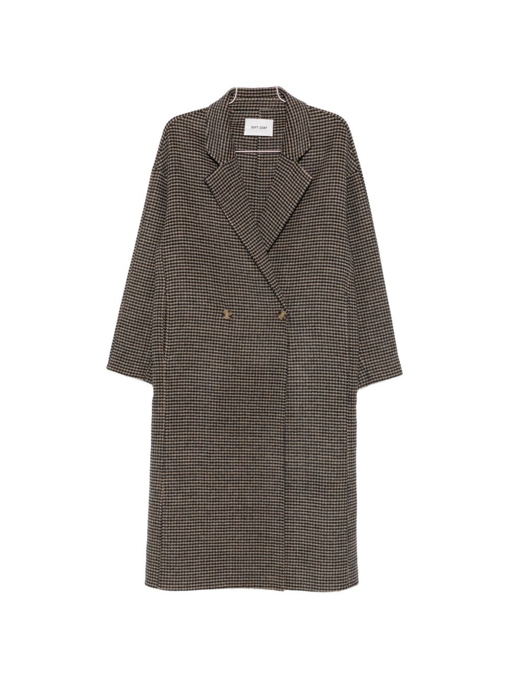 SOFT GOAT Wool Double-Breasted Coat