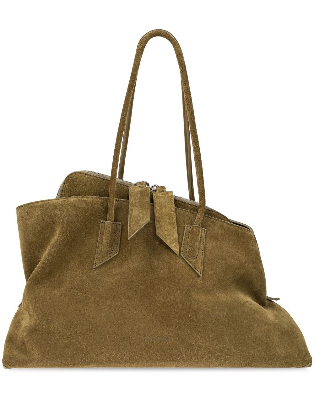 The Attico La Passeggiata Medium Leather Shoulder Bag The Attico La Passeggiata Medium Leather Shoulder Bag